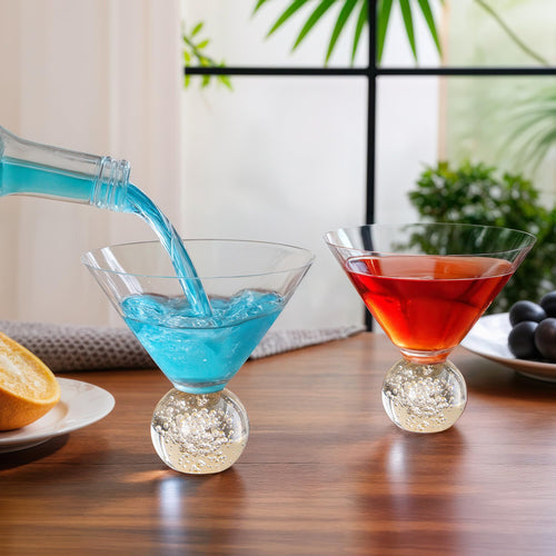 10oz Stemless Martini Glasses Set of 4 A3014