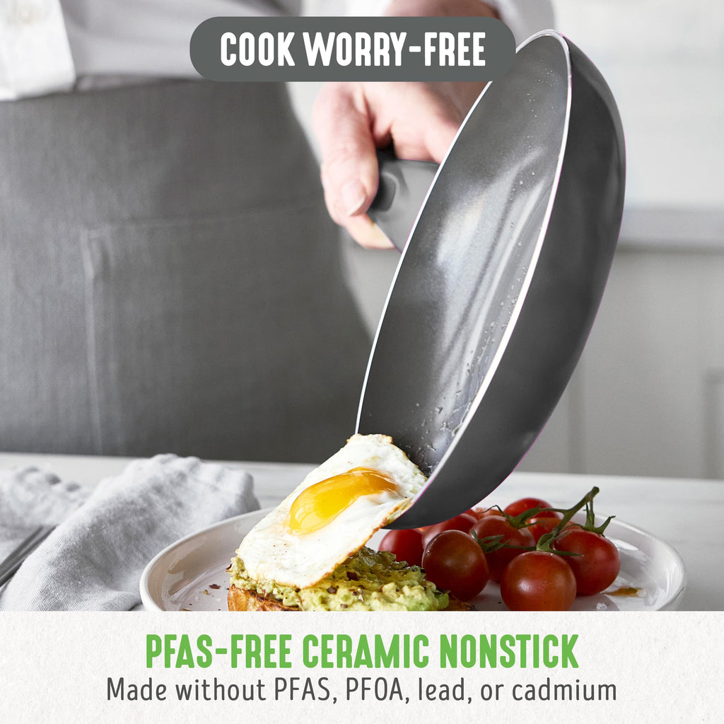 12 Piece Ceramic Nonstick Cookware Set Z855934