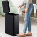 50L Stainless Steel Step Trash Can with Lid J9717
