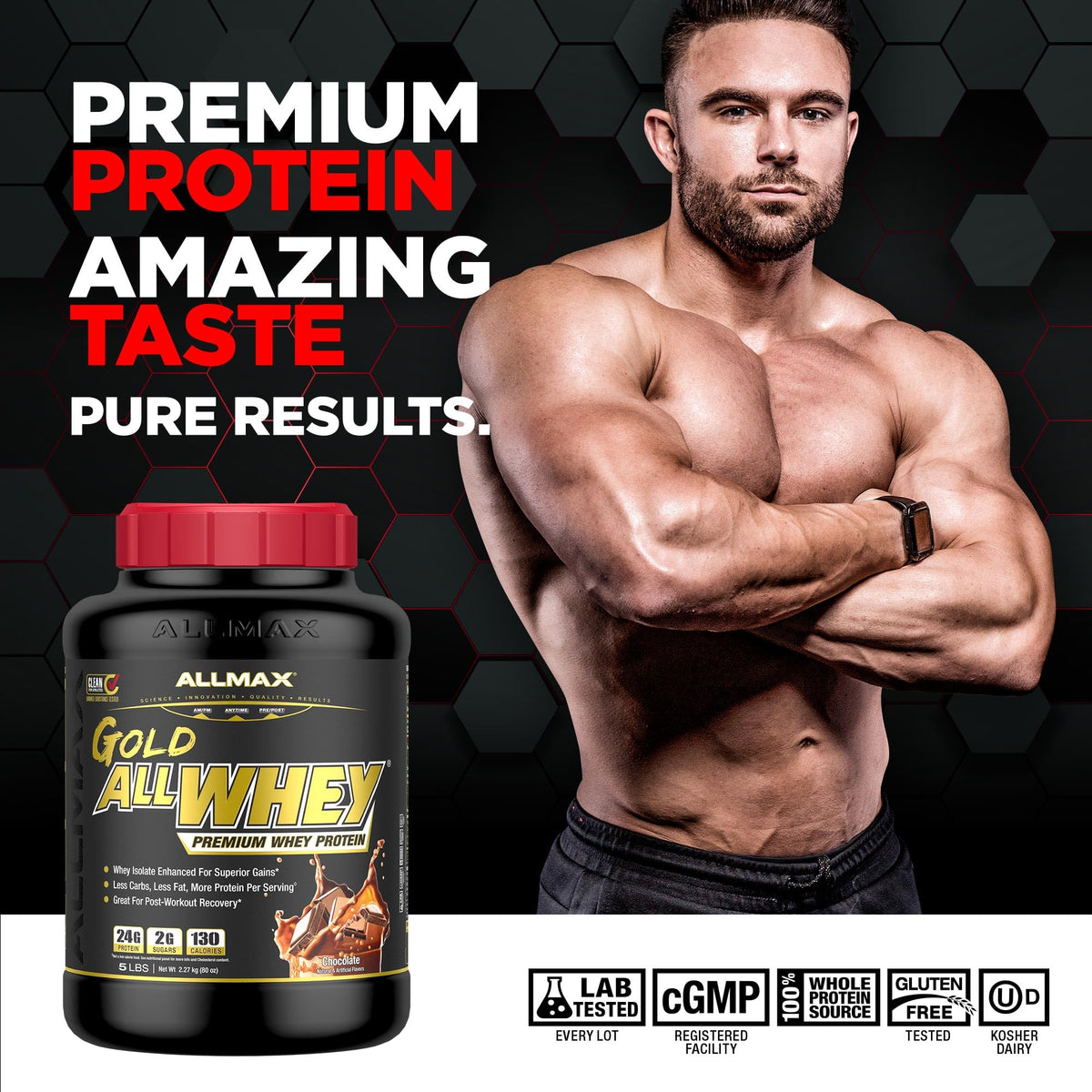 Whey Protein Powder Chocolate Peanut Butter 5 lb G5642