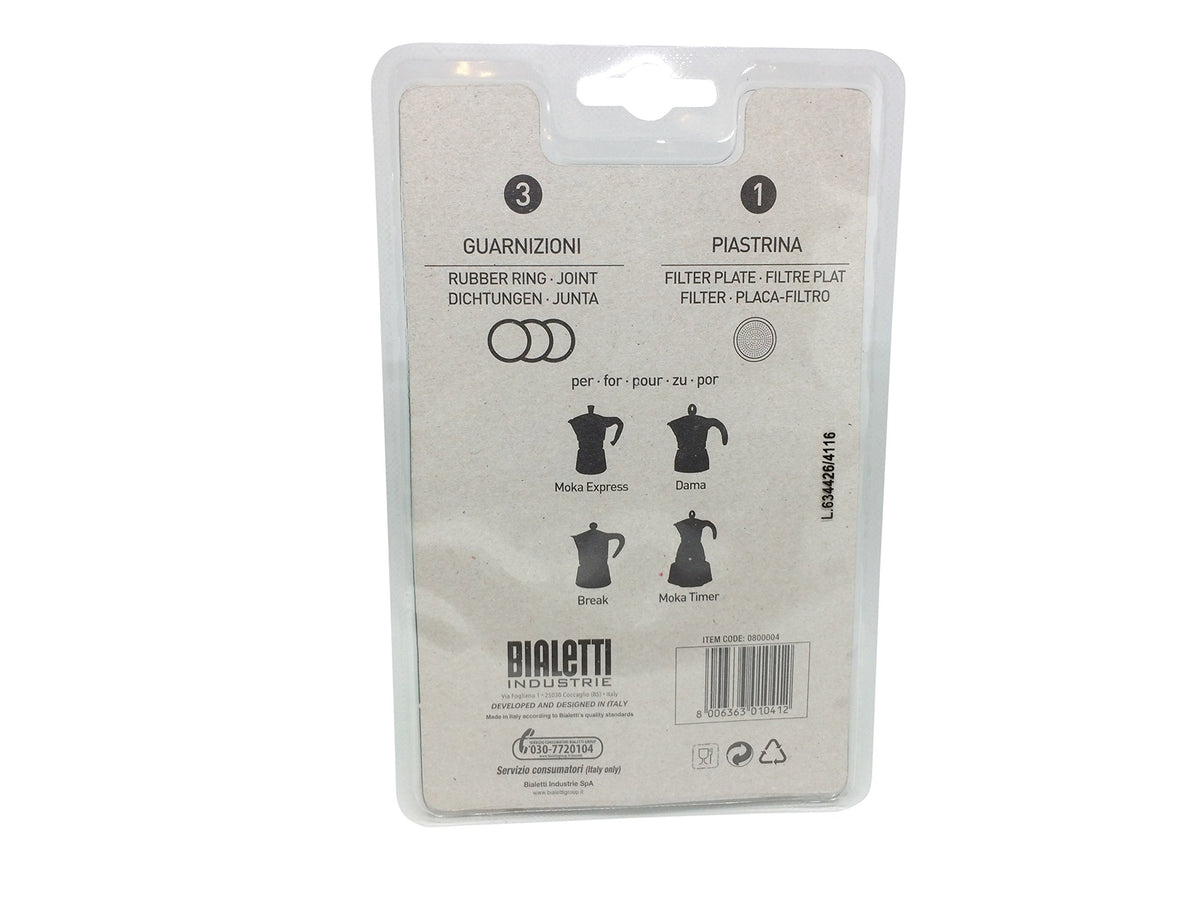 6 Cup Replacement Filter and 3 Gaskets U44628