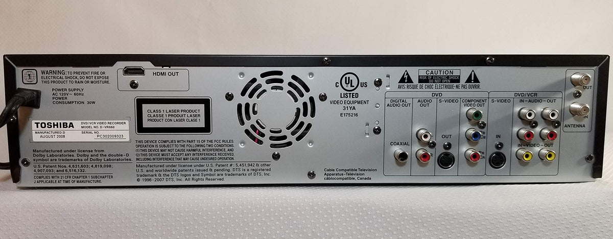 1080p Upconverting VHS DVD Recorder E168