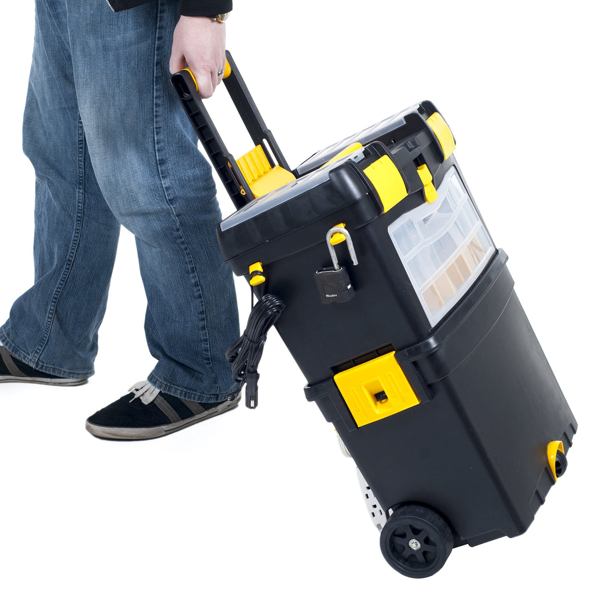 Portable Stackable Toolbox with Wheels and Drawers D5226