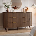 Fluted 6 Drawer Dresser D5431
