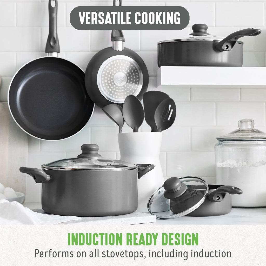 12 Piece Ceramic Nonstick Cookware Set Z855934