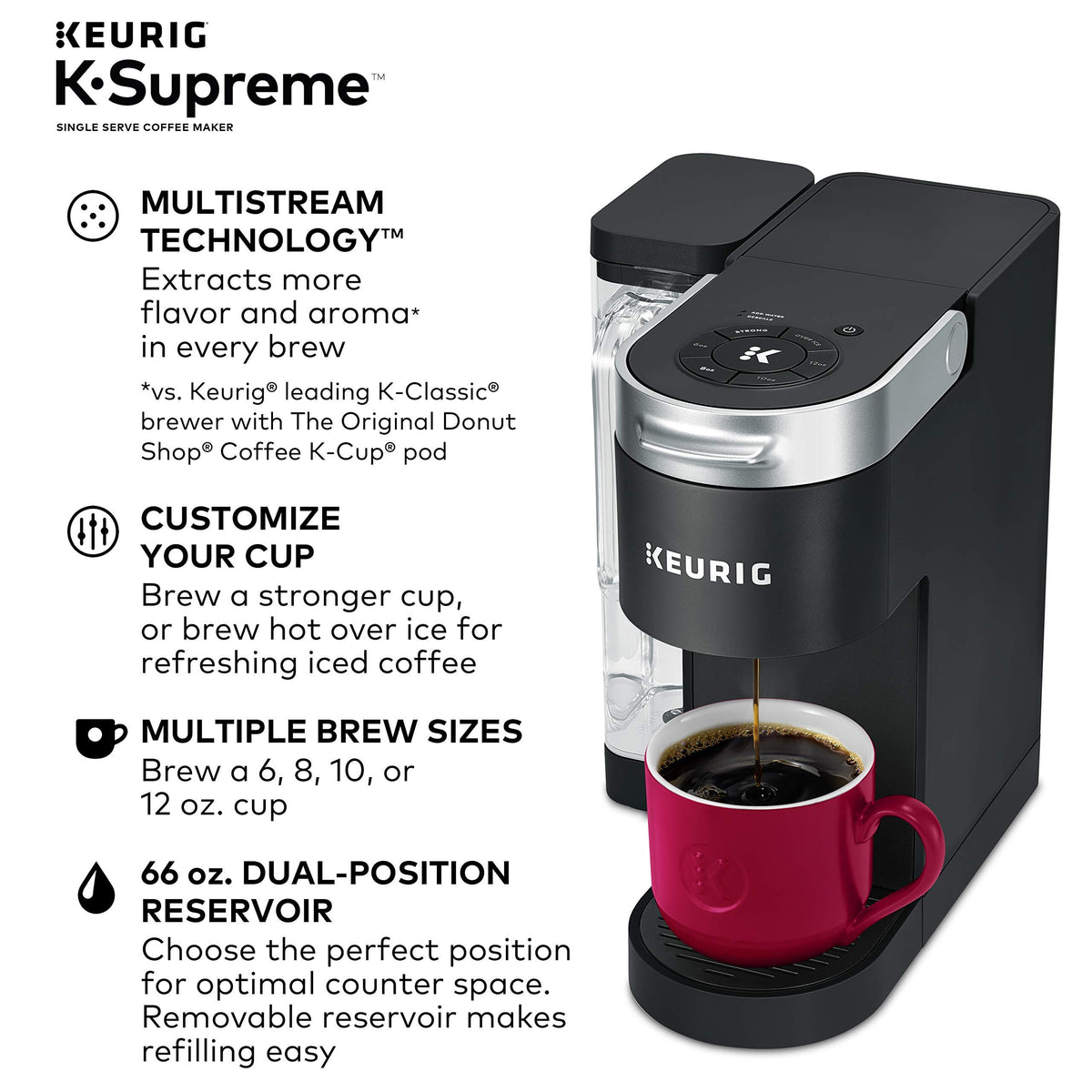 Single Serve K-Cup Pod Coffee Maker A17916