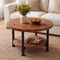 Solid Wood Round Coffee Table D285